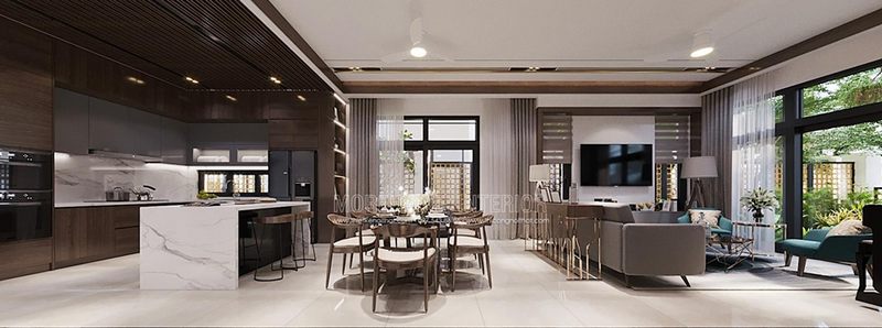Thiết kế nội thất đẹp tại Hà Nội - Thiết kế nội thất biệt thự Starlakr Tây Hồ