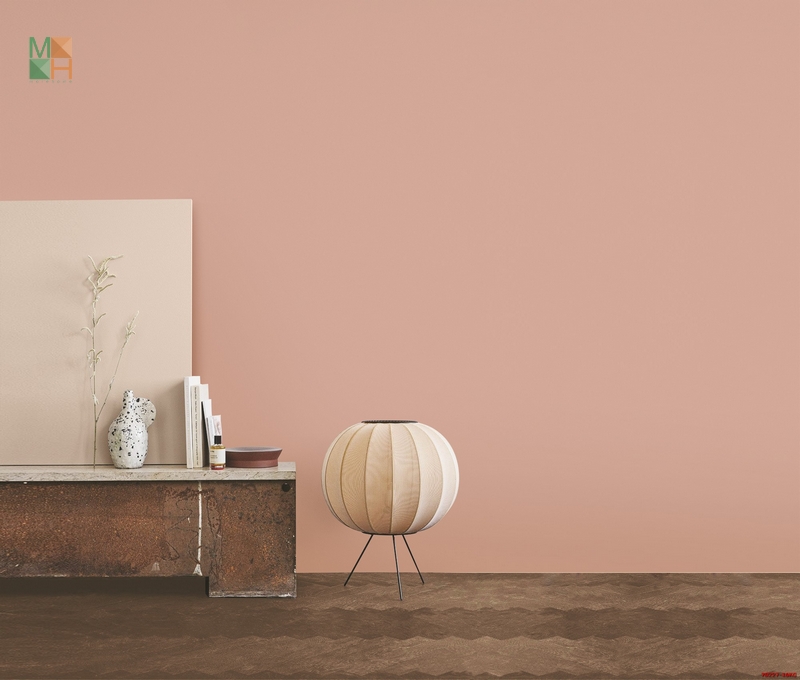 các mẫu giấy dán tường phòng ngủ màu hồng đẹp lung linh