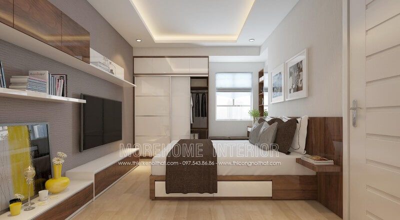 Lựa chọn giường ngủ có hộc kéo được coi là bài toán thông minh giúp các gia đình giải quyết được bài toán về diện tích