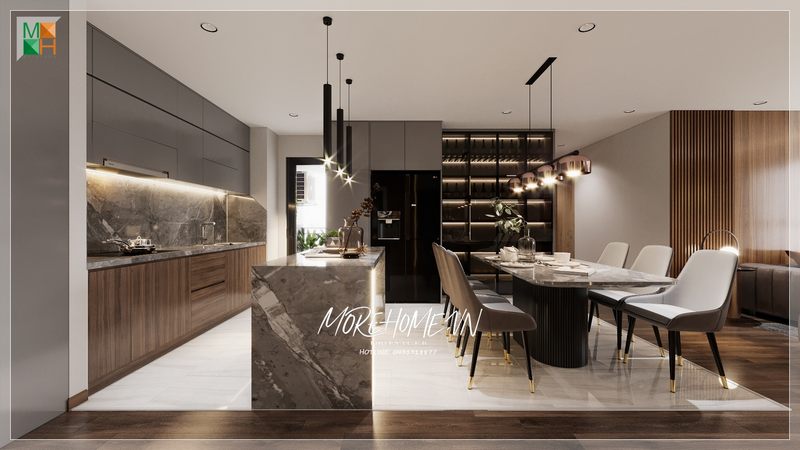 Kiểu dáng đơn giản của bộ bàn ghế ăn tạo nên một không khí gần gũi, êm ấm và hạnh phúc cho mọi nhà.
